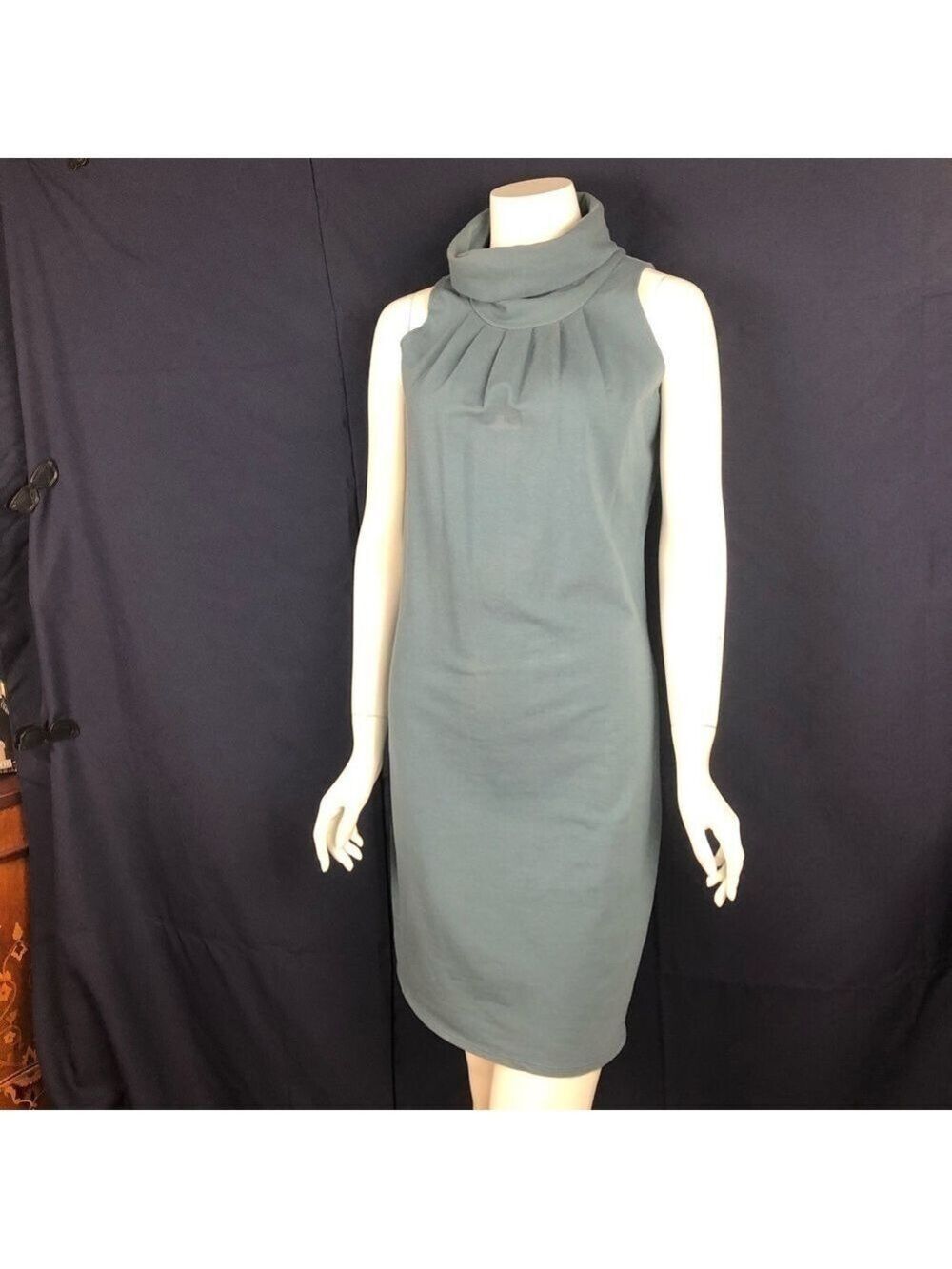 𝅺NEW-LURE High Fashion Keepsake CowlNeck ShiftDress